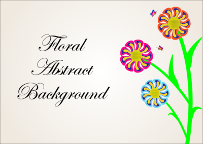 Abstract Floral Background
