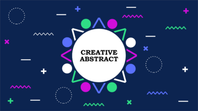 Creative Abstract Background Template