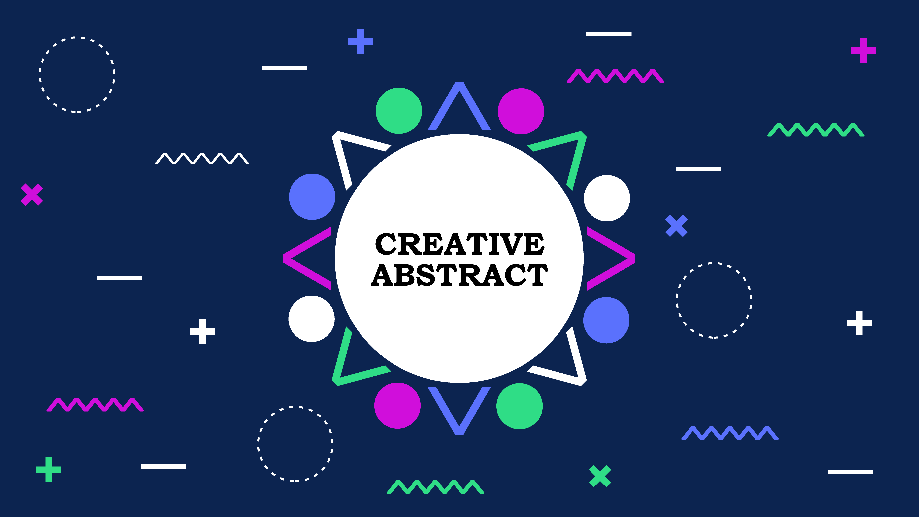 Creative Abstract Background Template