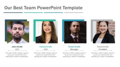 Our Best Team Presentation PowerPoint Template