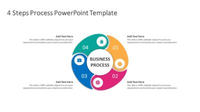 4 Steps Process PowerPoint Template
