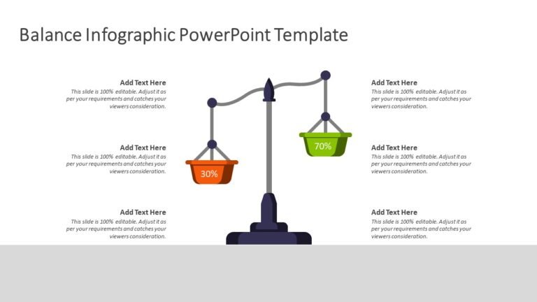 Balance Infographic PowerPoint Template | Infographic Templates