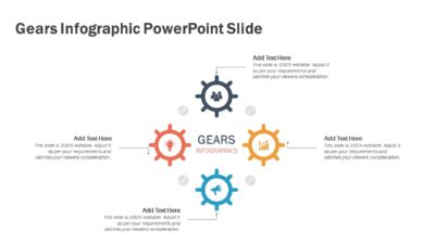 Gears Infographic PowerPoint Slide