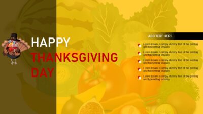 Happy Thanksgiving Day Invitation Template