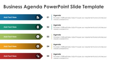 Business Agenda PowerPoint Slide Template