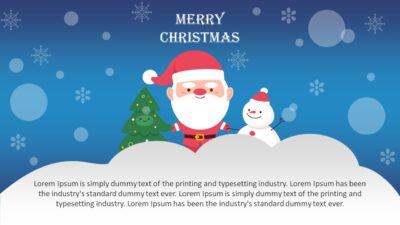 Christmas Greetings Invitation Template
