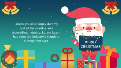 Merry Christmas Greeting Template