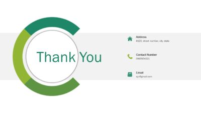 Thankyou PowerPoint Template Background