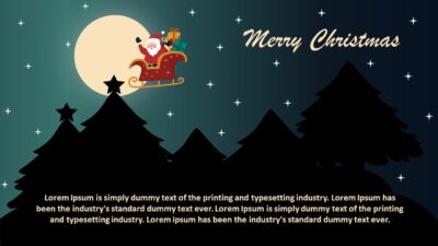 Merry Christmas Santa Claus Template Design