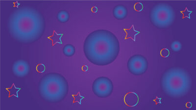 Purple Gradient Background Illustration Design