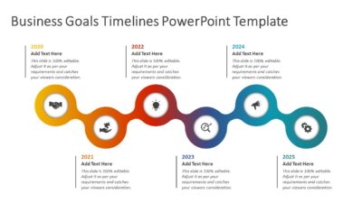 Business Goals Timelines PowerPoint Template