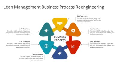 Lean Management Business Process Reengineering PowerPoint Template
