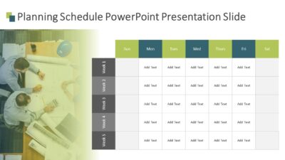Planning Schedule PowerPoint Presentation Slide
