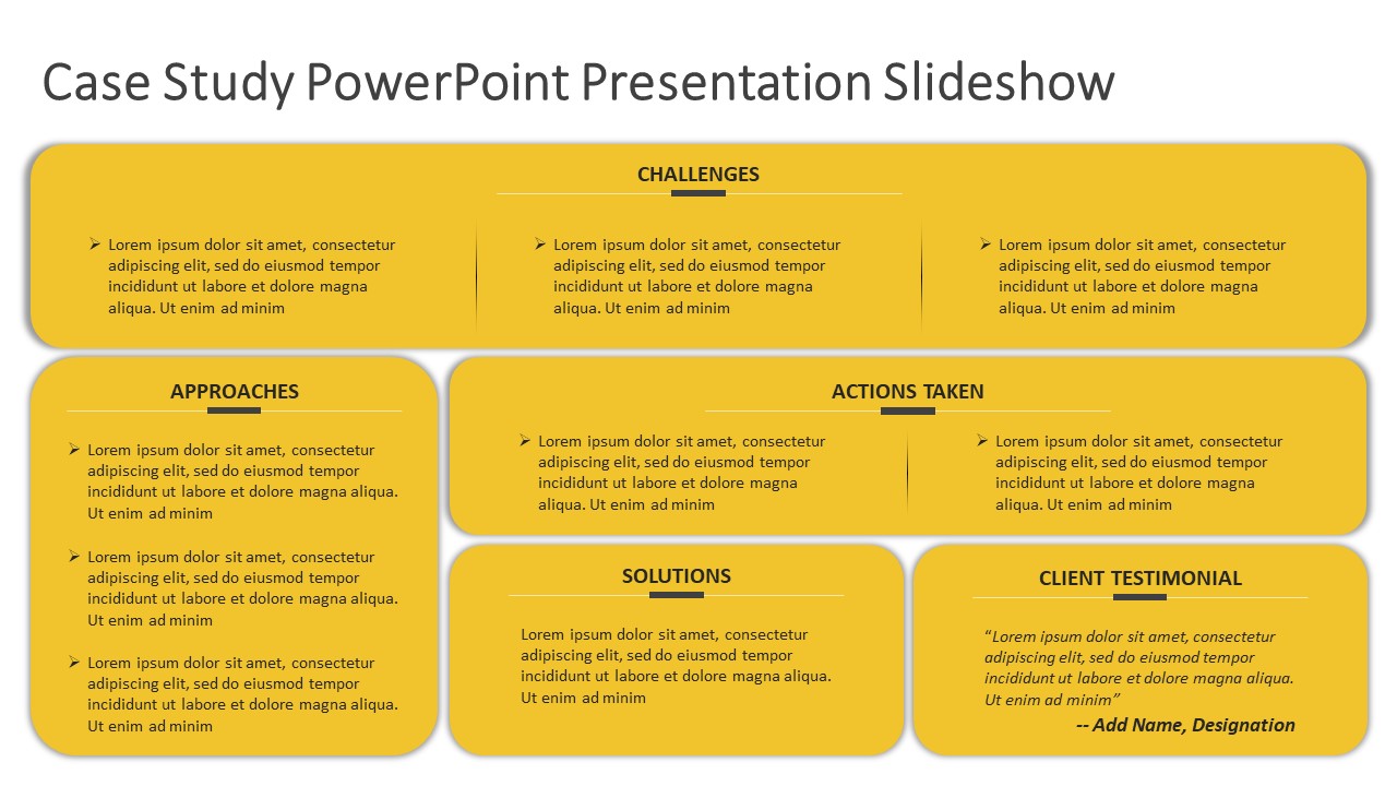 Case Study Powerpoint Presentation Slideshow Ppt Templates