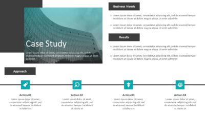 Project Management Case Studies PowerPoint Template