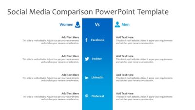Social Media Comparison PowerPoint Template
