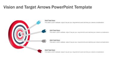 Vision and Target Arrows PowerPoint Template