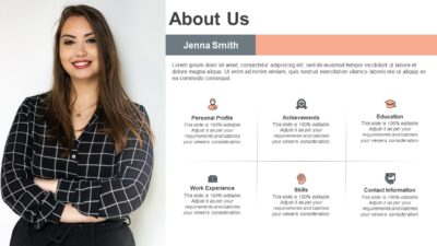 About Us PowerPoint Presentation Slide