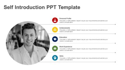 Creative Self Introduction PPT Template