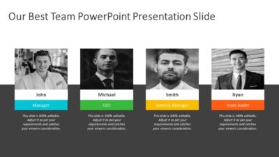 Our Best Team PowerPoint Presentation Slide
