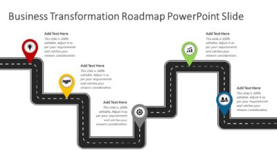 Business Transformation Roadmap PowerPoint Slide