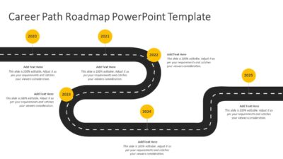 Career Path Roadmap PowerPoint Template