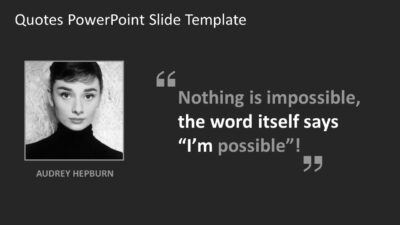 Quotes PowerPoint Slide Template