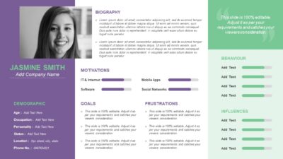 User Persona PowerPoint Slide