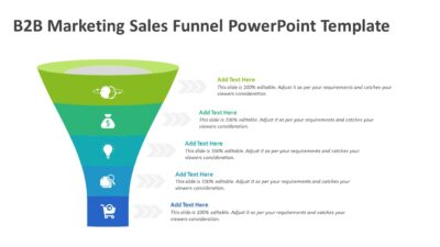 B2B Marketing Sales Funnel PowerPoint Template