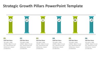Strategic Growth Pillars PowerPoint Template