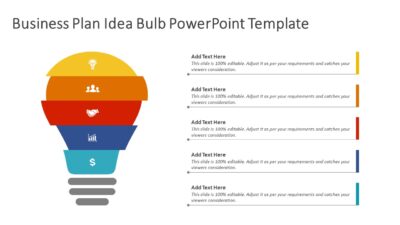 Business Plan Idea Bulb PowerPoint Template