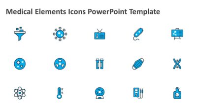 Medical Elements Icons PowerPoint Template