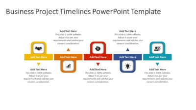 Business Project Timelines PowerPoint Template
