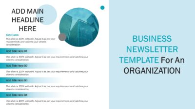 Business Newsletter Template For An Organization