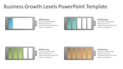 Business Growth Levels PowerPoint Template
