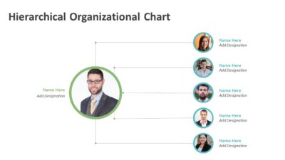 Hierarchical Organizational Chart PowerPoint Template