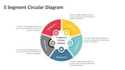 5 Segment Circular Diagram PowerPoint Template