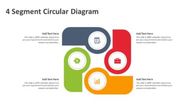 4 Segment Circular Diagram PowerPoint Template