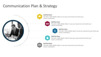 Communication Plan & Strategy PowerPoint Template