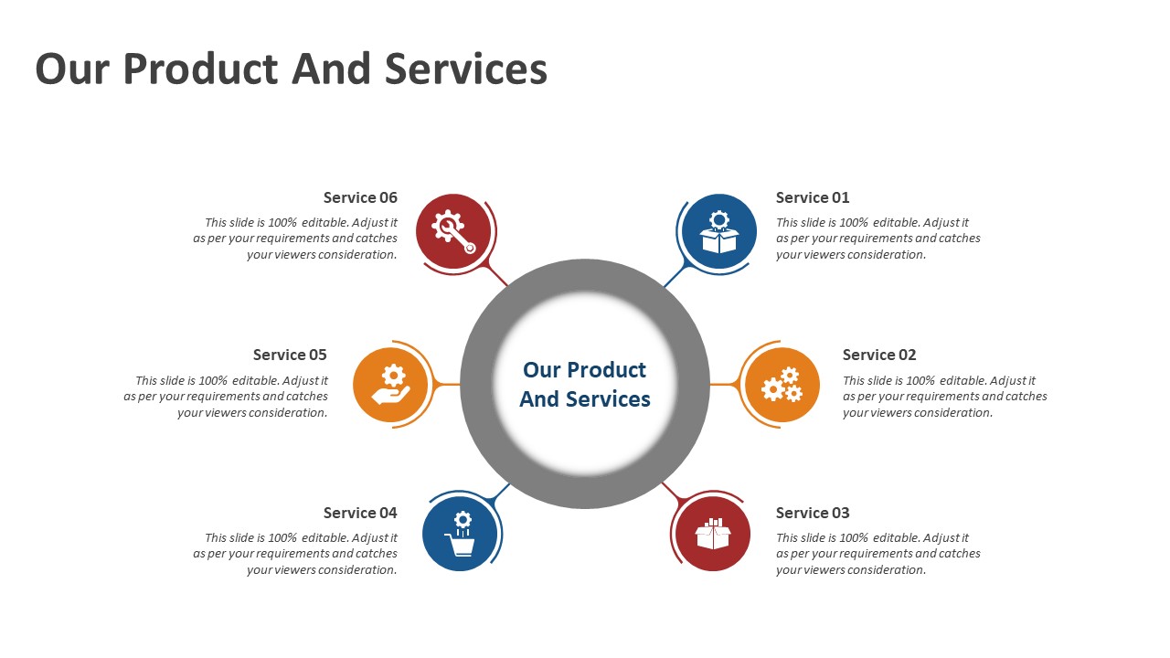 Product And Services PowerPoint Slideshow | PPT Templates