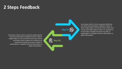 2 Steps Feedback Comparison Slide