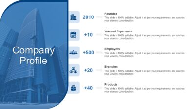 Company Profile PowerPoint Presentation Slide