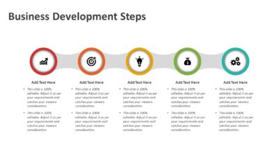 Business Development Steps PowerPoint Template