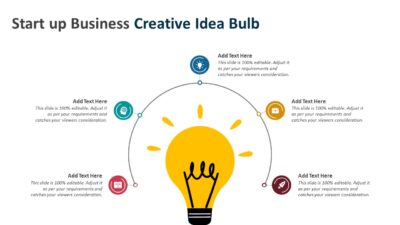 Start up Business Creative Idea Bulb PowerPoint Template
