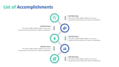 List of Accomplishments PowerPoint Template