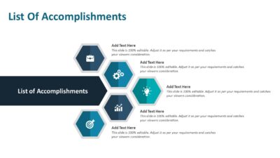 List Of Accomplishments PowerPoint Slide