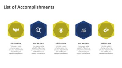 List of Accomplishments PowerPoint Presentation