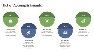 List of Accomplishments PowerPoint Slideshow