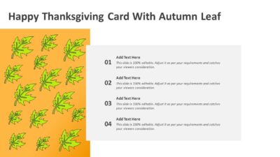 Happy Thanksgiving Card PowerPoint Template