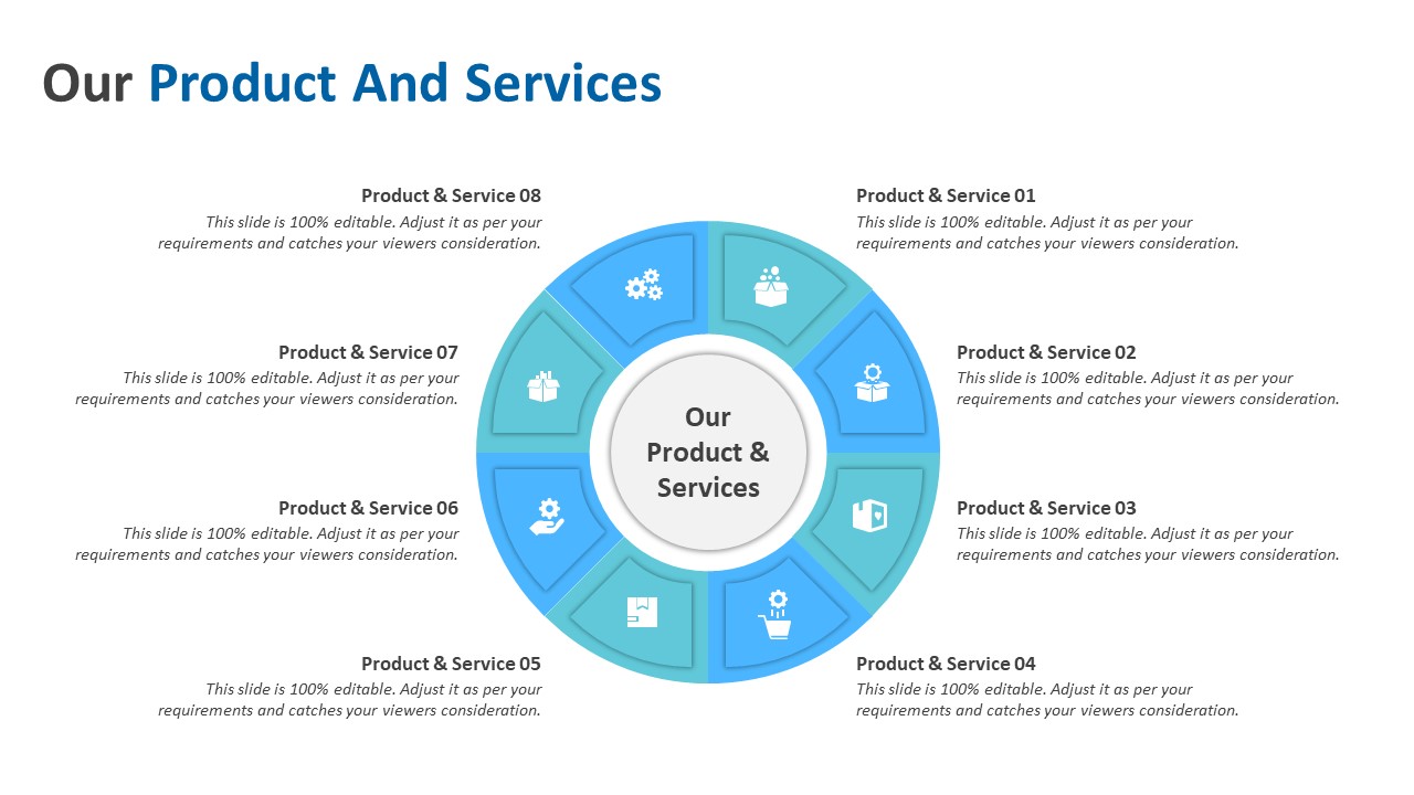 Product And Services PowerPoint Template | PPT Templates